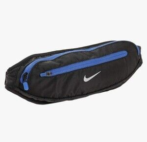 Nike Waistpack 2.0 Large Capacity Athletic Running Fanny Pack Bag Black Royal OS